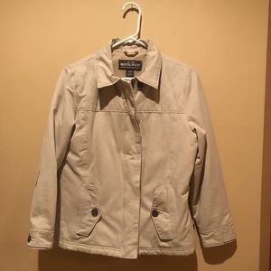 Woolrich Corduroy trim jacket, canvas coat